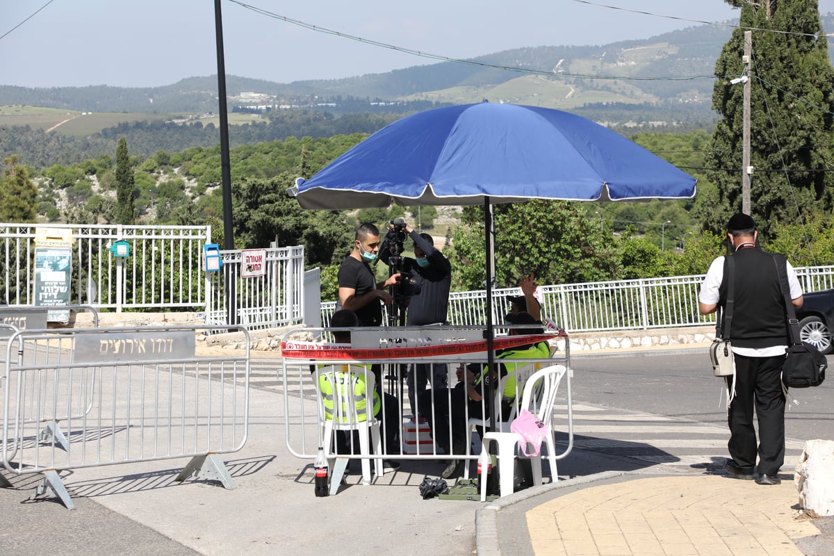 כך נראה ציון הרשב"י שעות לפני ההילולא