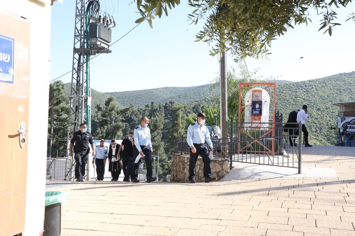 כך נראה ציון הרשב"י שעות לפני ההילולא