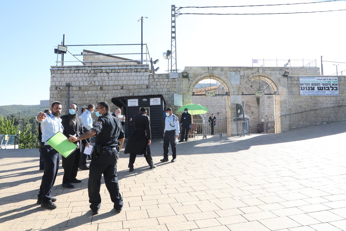 כך נראה ציון הרשב"י שעות לפני ההילולא