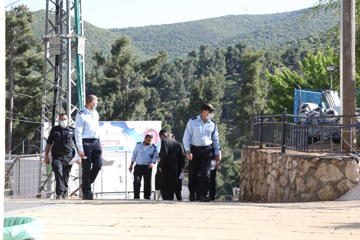 כך נראה ציון הרשב"י שעות לפני ההילולא