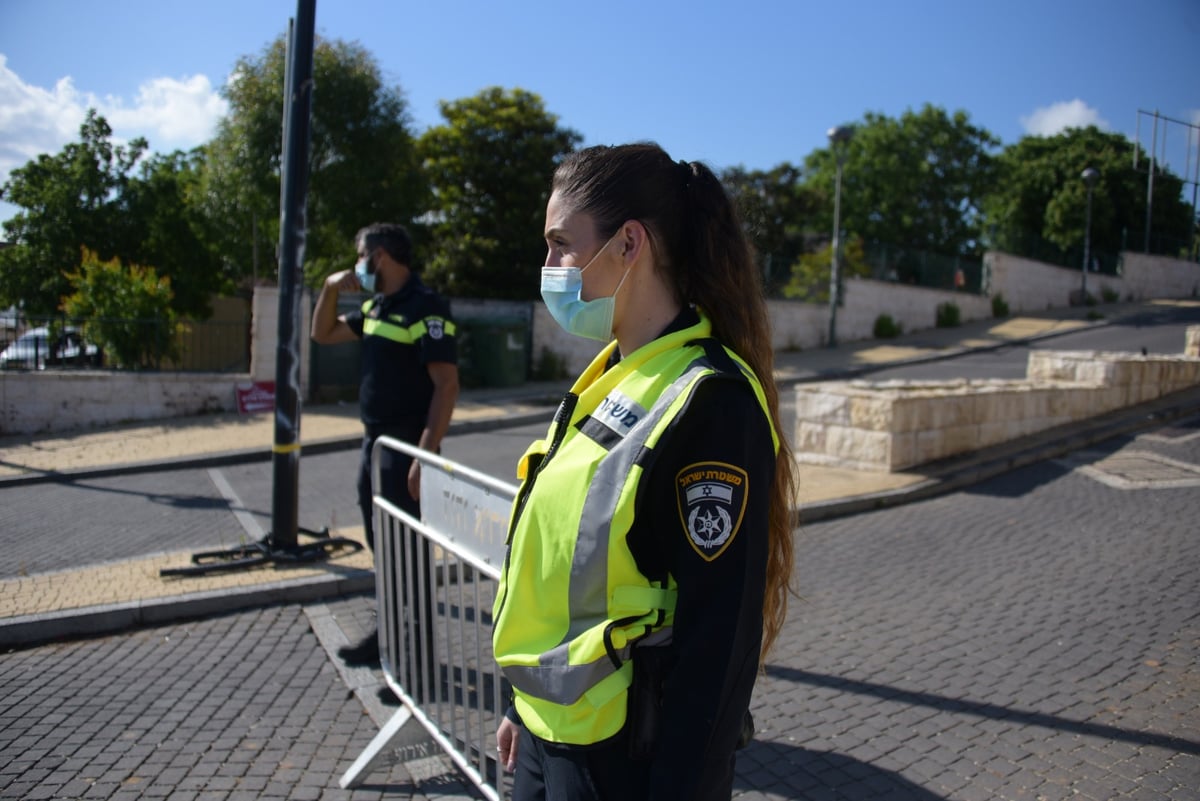 הר מירון שמם; מפת חסימות הכבישים • צפו