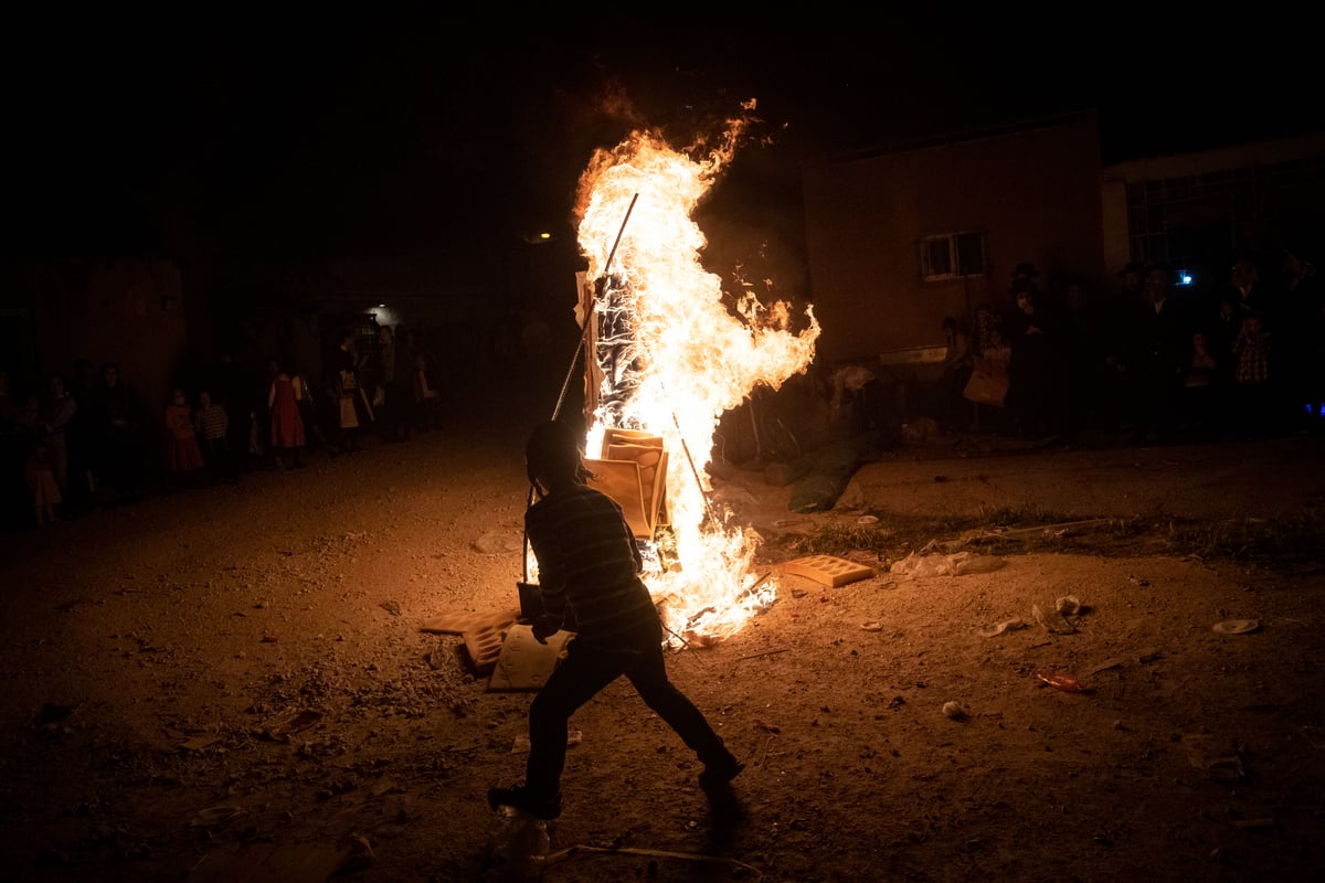 כך הדליקו מדורות ל"ג בעומר במאה שערים