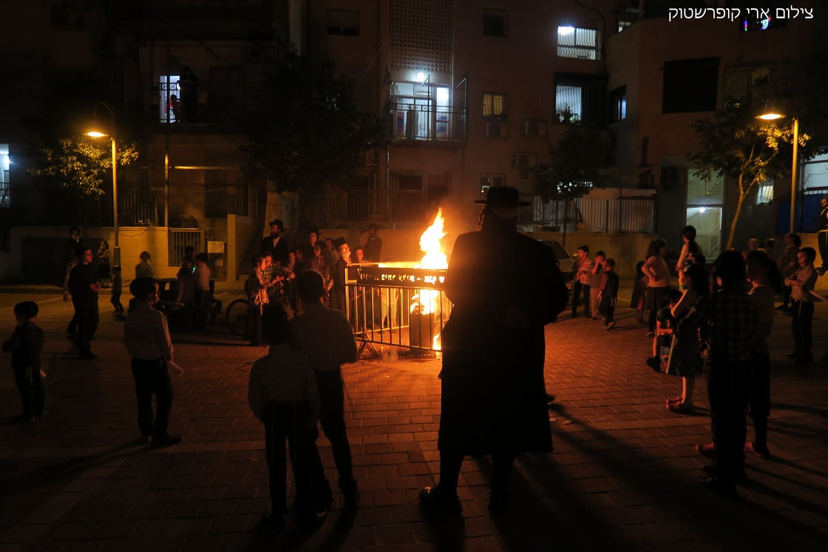 בחצרות ובחניונים: כך חגגו את הילולת רשב"י בביתר עילית