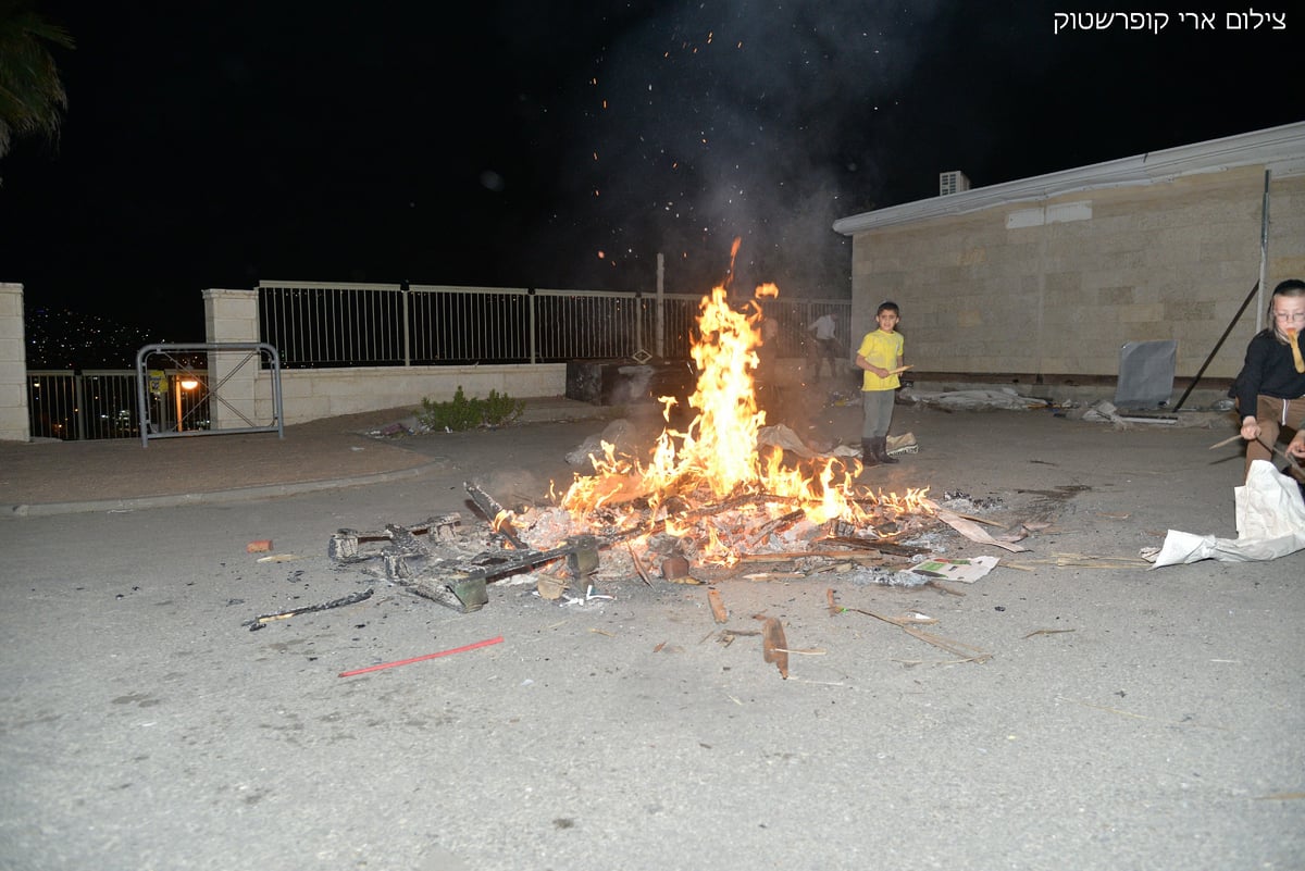 בחצרות ובחניונים: כך חגגו את הילולת רשב"י בביתר עילית