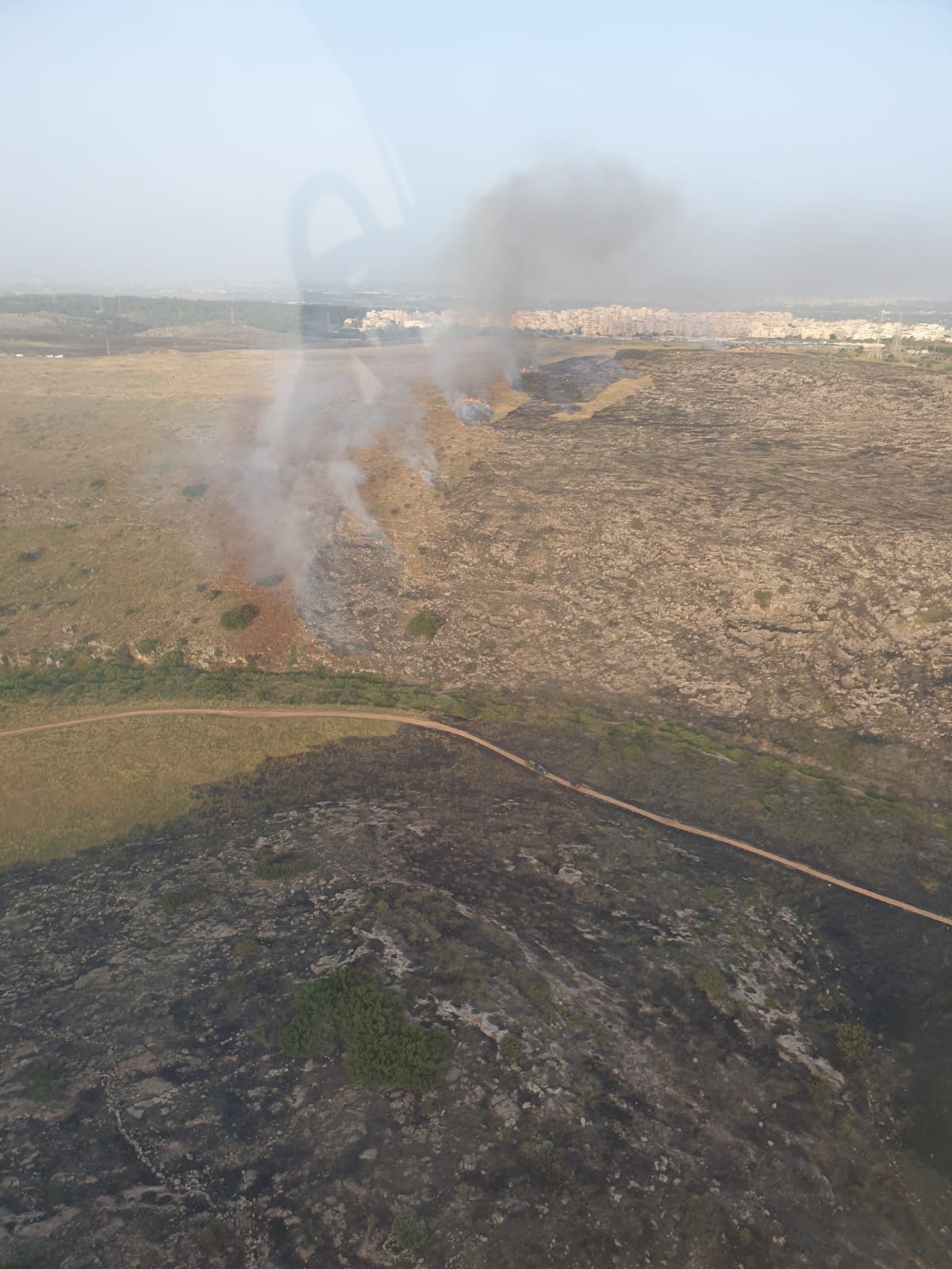 תיעוד: המאמצים מהאוויר לכיבוי השריפות