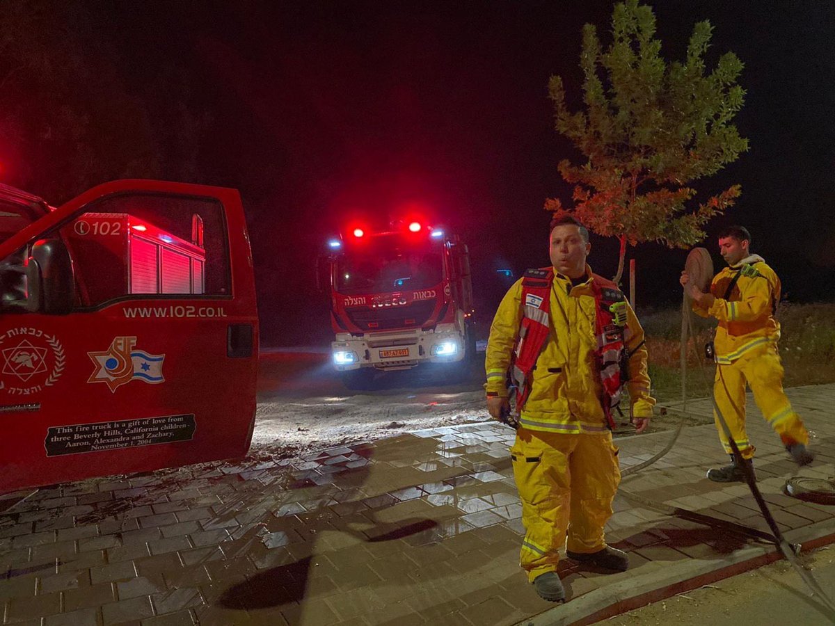 הושגה שליטה על שריפת הענק בעיר אלעד