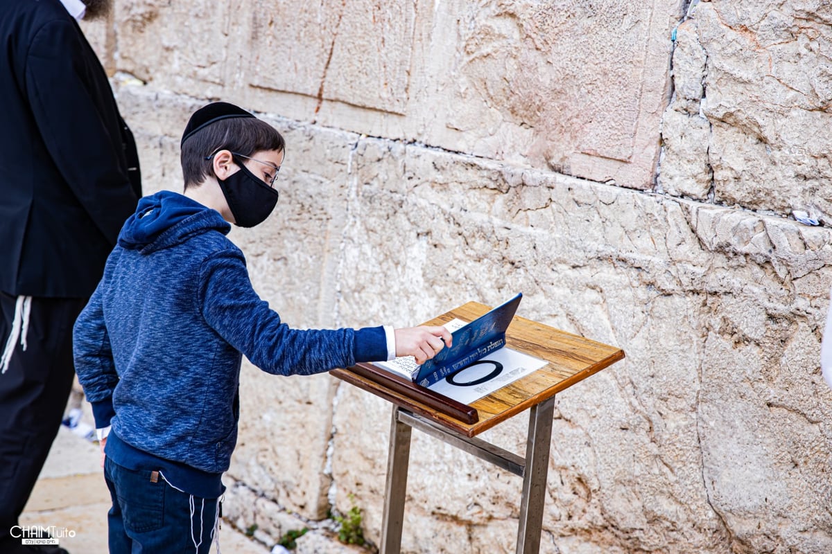 ערב שבועות: צפו בגלריה מהכותל המערבי