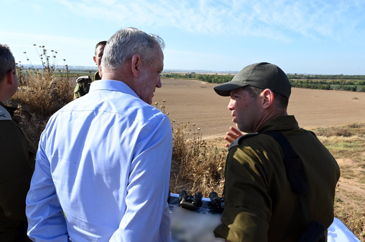 הסיור הראשון של בני גנץ כשר הביטחון