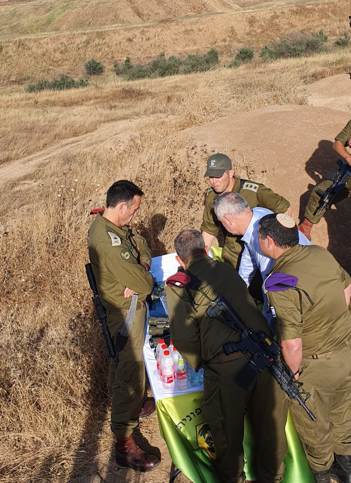 הסיור הראשון של בני גנץ כשר הביטחון