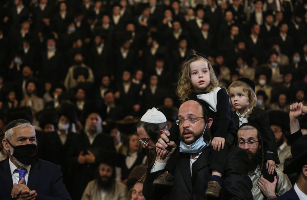 בראשות האדמו"ר: ה'לעלובערס' הדליקו את מירון