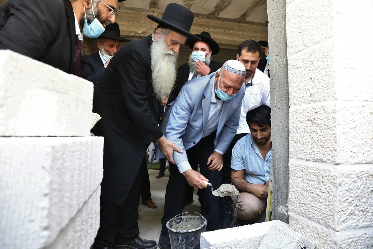 בירושלים הניחו אבן פינה לארבעה בתי כנסת