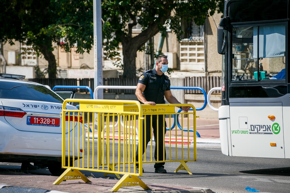 הסגר על השכונות באשדוד; כך זה נראה