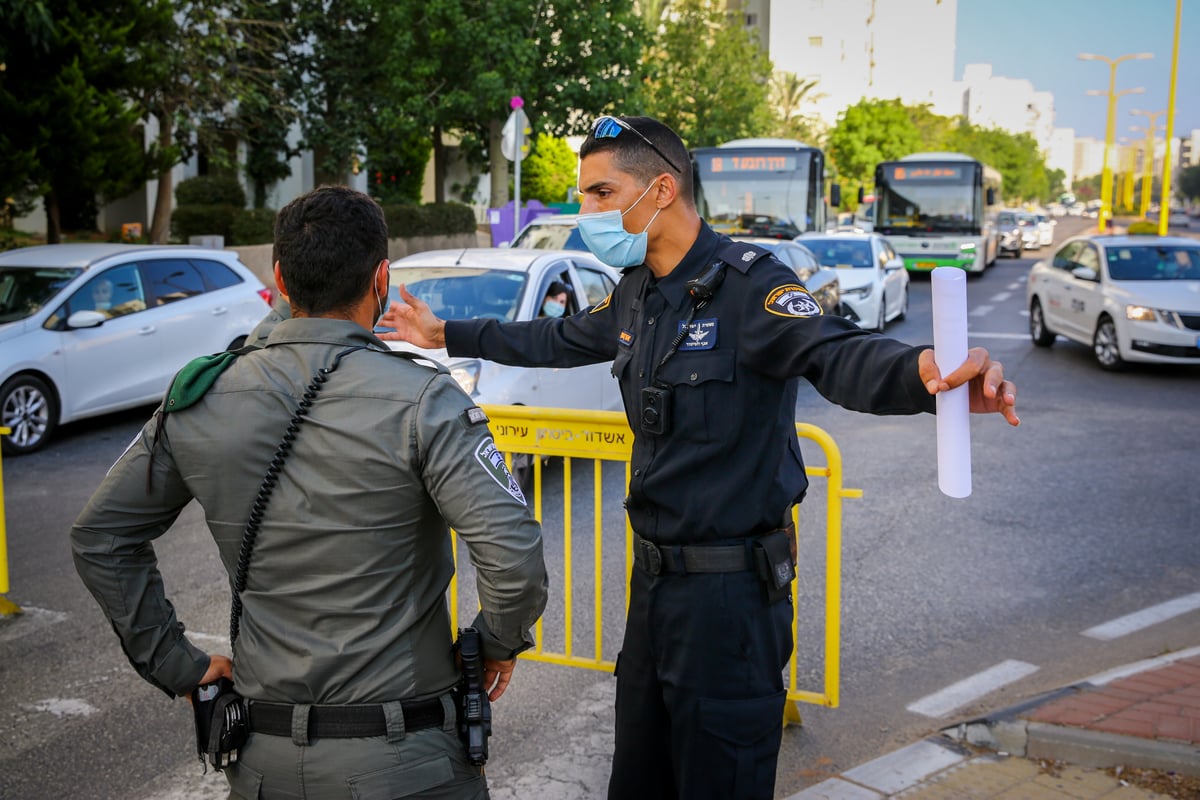 הסגר על השכונות באשדוד; כך זה נראה