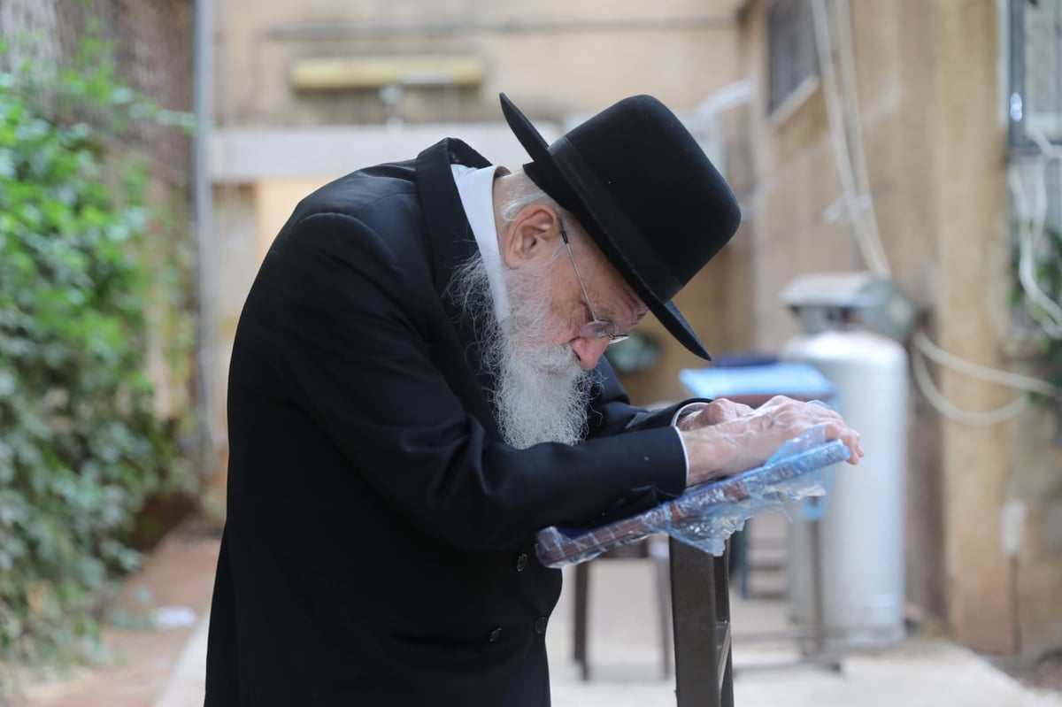 ה'חזונאישניקים' חזרו למנייני החצרות • צפו