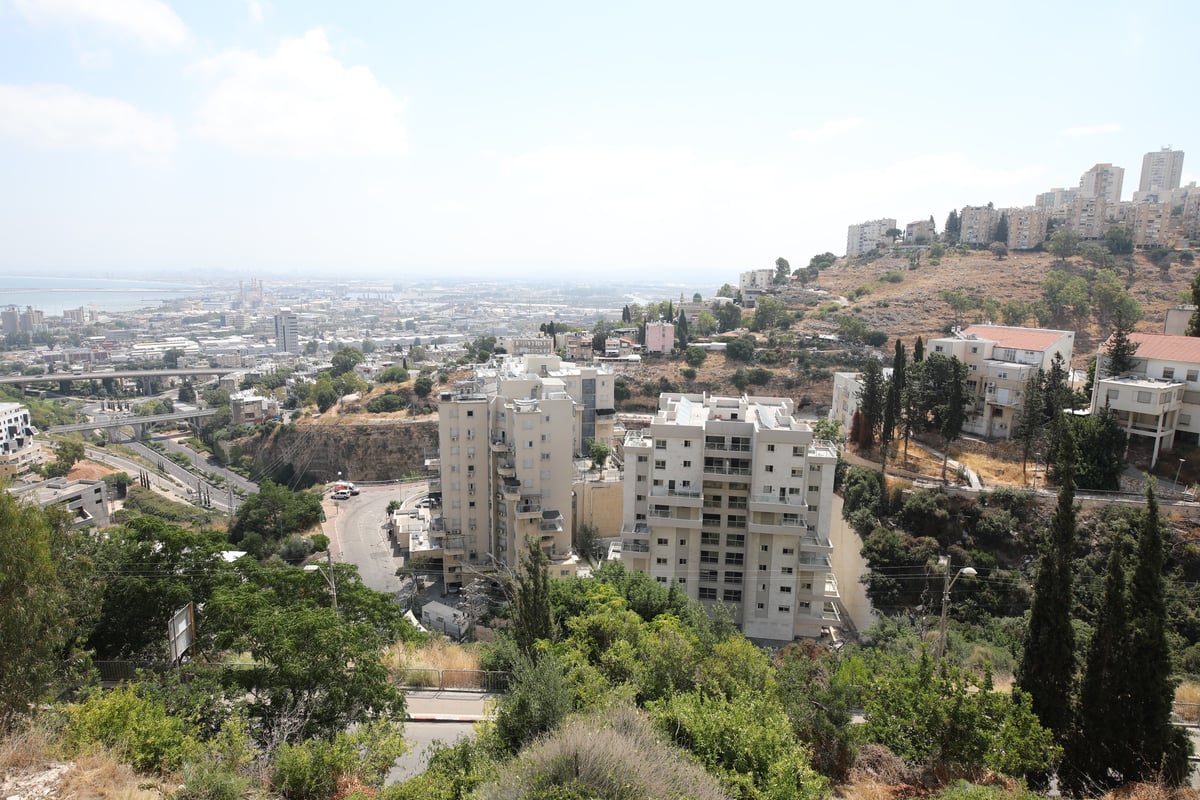 מהרכבל: תיעוד מרהיב של הים והעיר חיפה