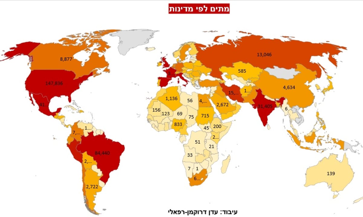 מדוע בישראל יש מספר נדבקים גבוה ומספר נפטרים נמוך || טור