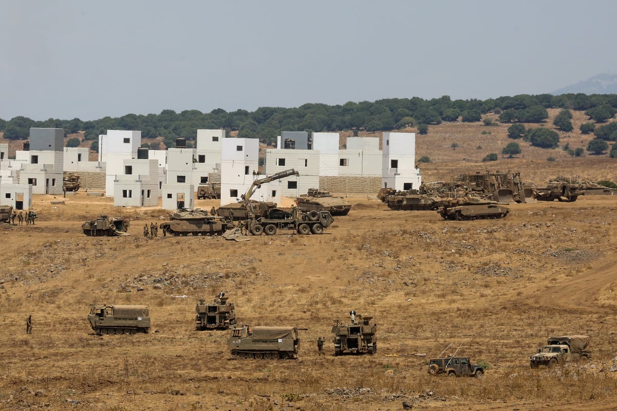 תיעוד מיוחד: חיילי צה"ל בתרגיל צבאי ברמת הגולן