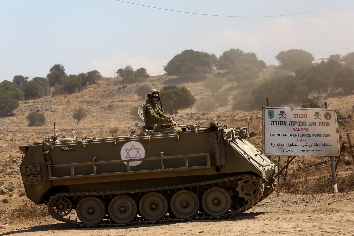 תיעוד מיוחד: חיילי צה"ל בתרגיל צבאי ברמת הגולן