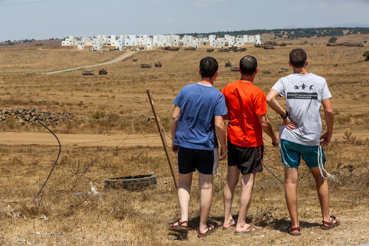 תיעוד מיוחד: חיילי צה"ל בתרגיל צבאי ברמת הגולן