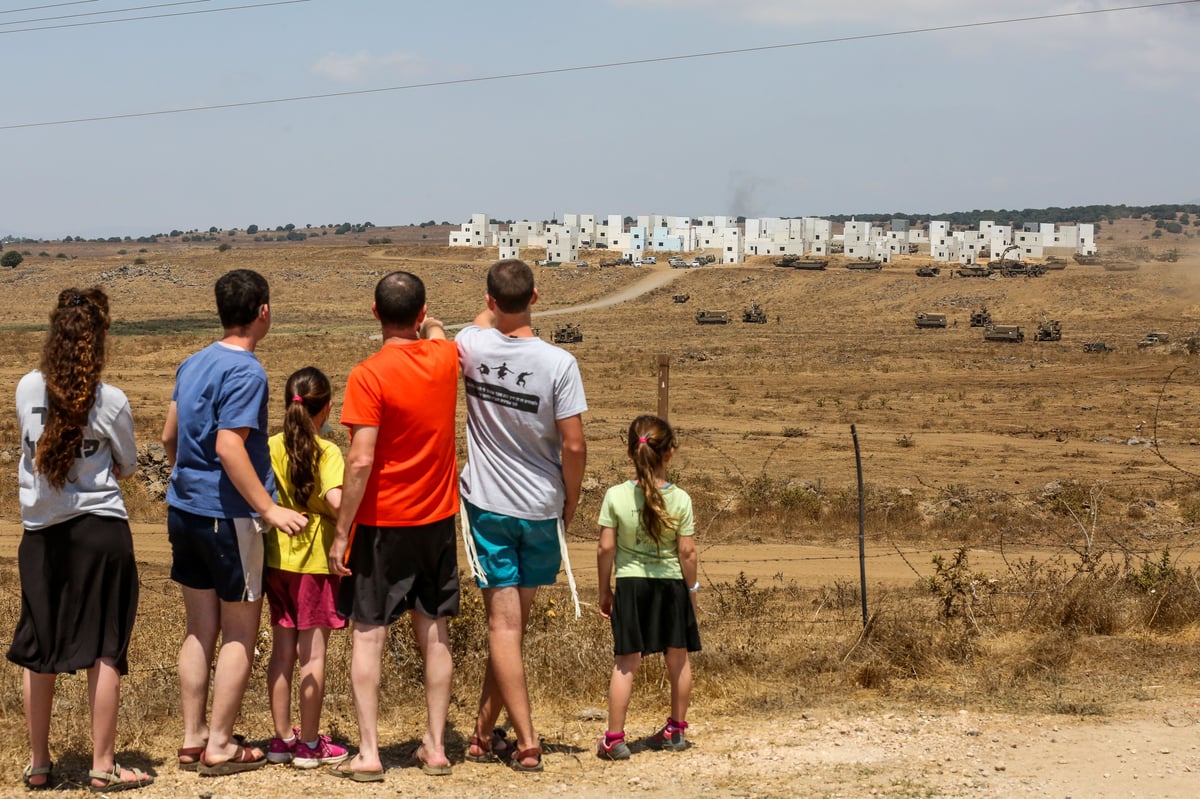 תיעוד מיוחד: חיילי צה"ל בתרגיל צבאי ברמת הגולן