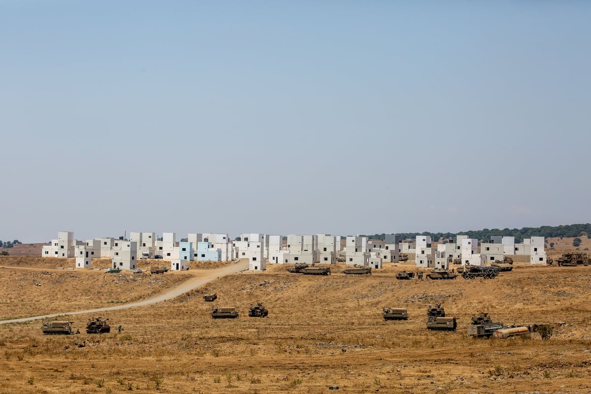 תיעוד מיוחד: חיילי צה"ל בתרגיל צבאי ברמת הגולן