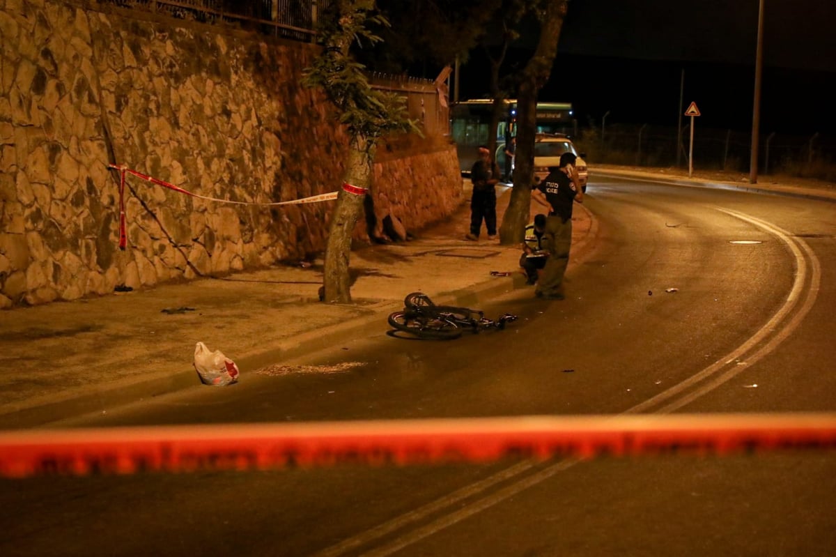 כך נראתה זירת התאונה הקטלנית בירושלים