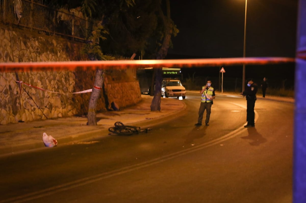 כך נראתה זירת התאונה הקטלנית בירושלים