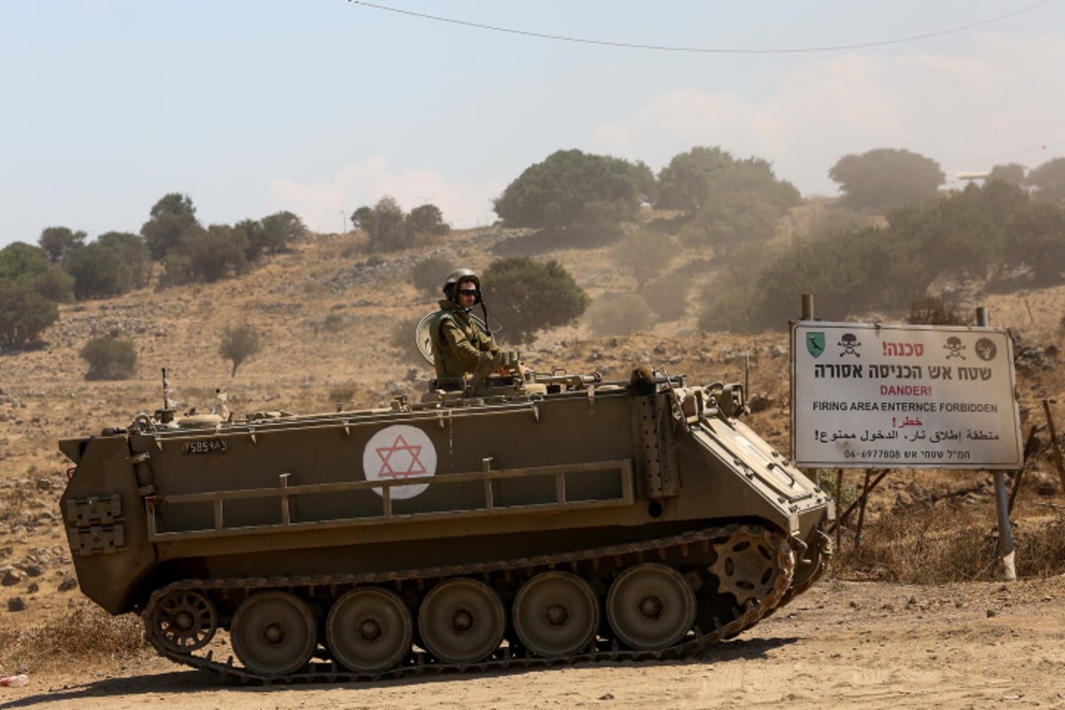 תגבור כוחות צה"ל בגולן - בחודש שעבר