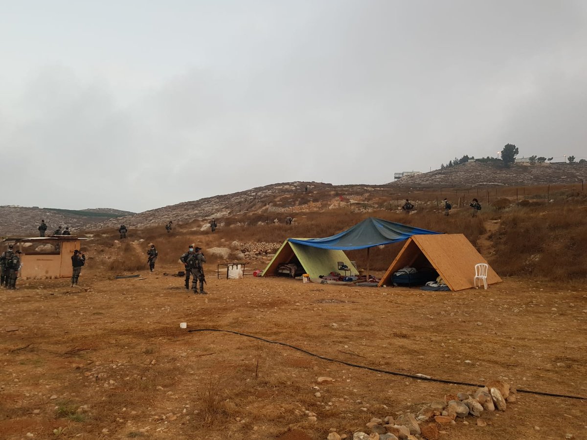 מתיישבים תקפו לוחמי מג"ב באבנים ובקבוקי צבע