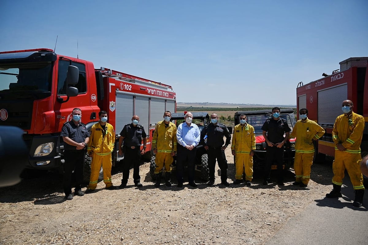 נתניהו: "דין שריפה כדין רקטה"; ריבלין: "ידע החמאס - זה לא משחק"