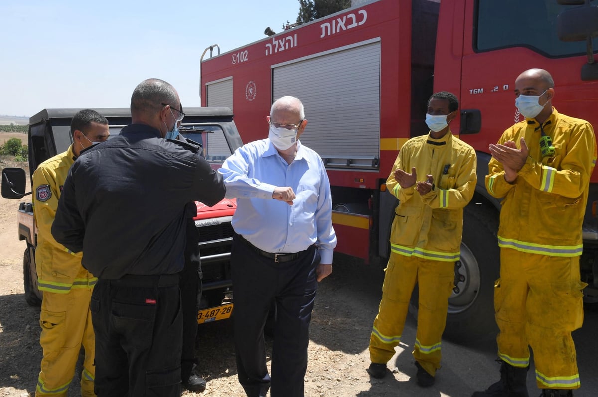 נתניהו: "דין שריפה כדין רקטה"; ריבלין: "ידע החמאס - זה לא משחק"