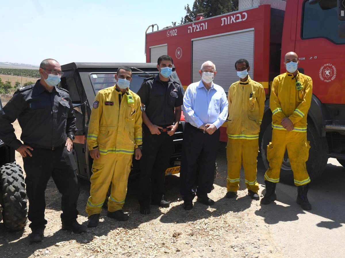 נתניהו: "דין שריפה כדין רקטה"; ריבלין: "ידע החמאס - זה לא משחק"