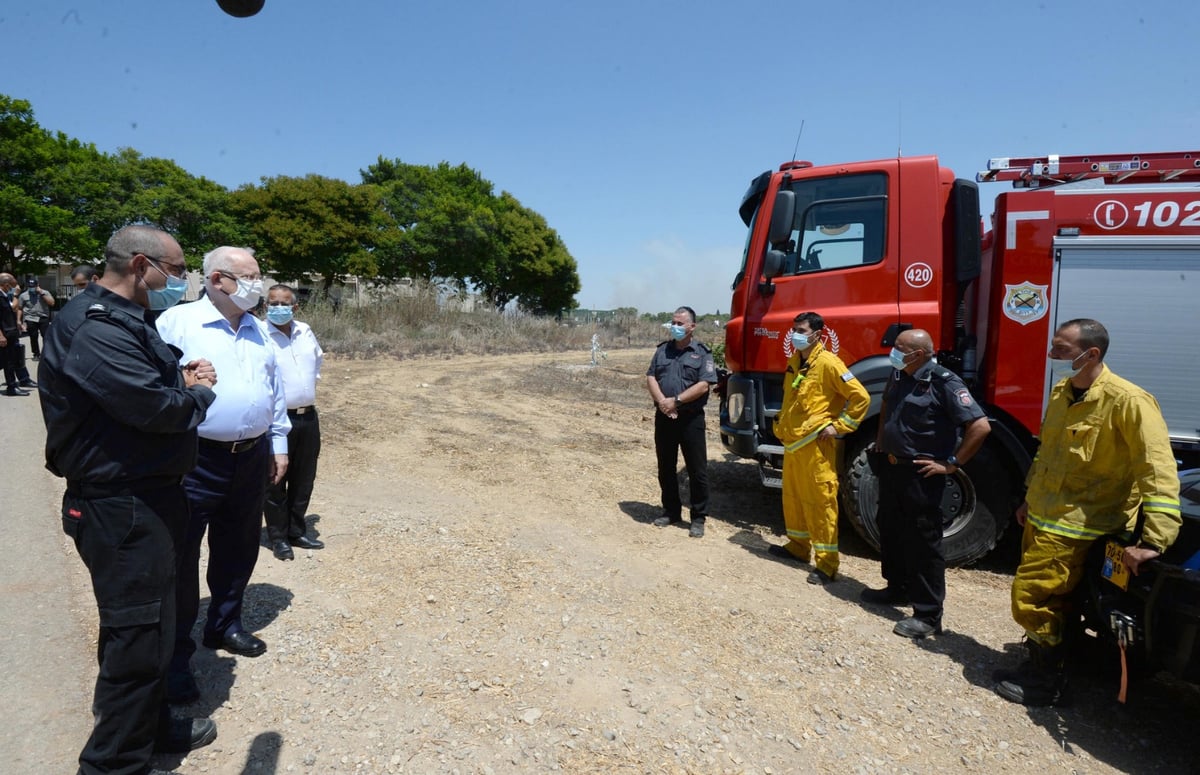 נתניהו: "דין שריפה כדין רקטה"; ריבלין: "ידע החמאס - זה לא משחק"