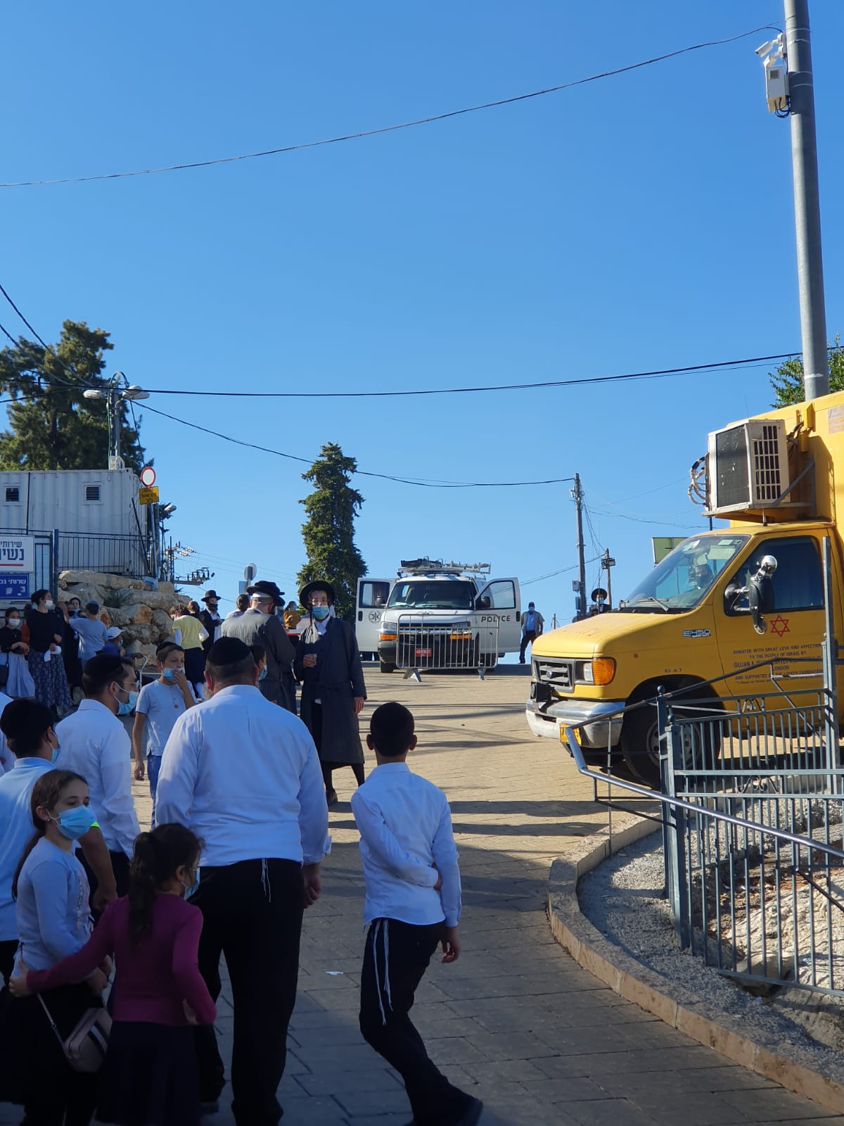 מהומות במירון: 5 עצורים ליד ציון הרשב"י