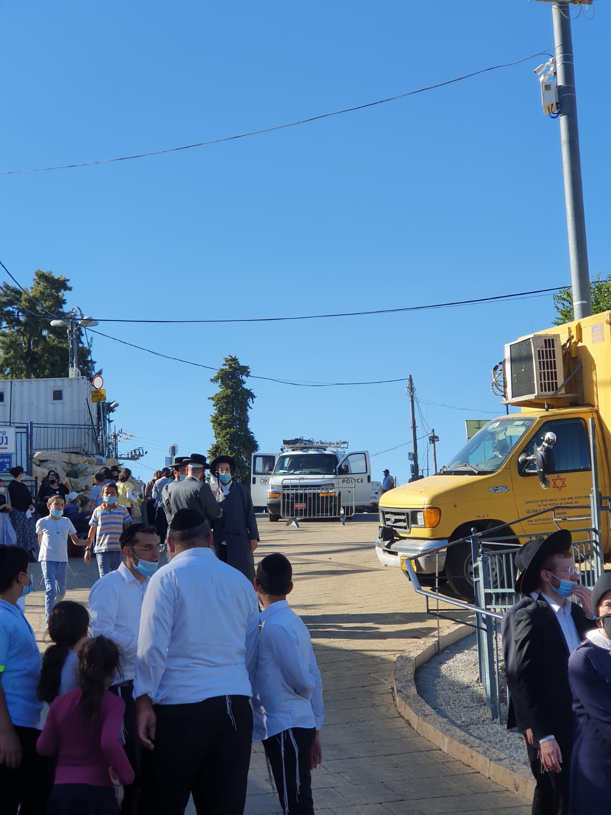 מהומות במירון: 5 עצורים ליד ציון הרשב"י