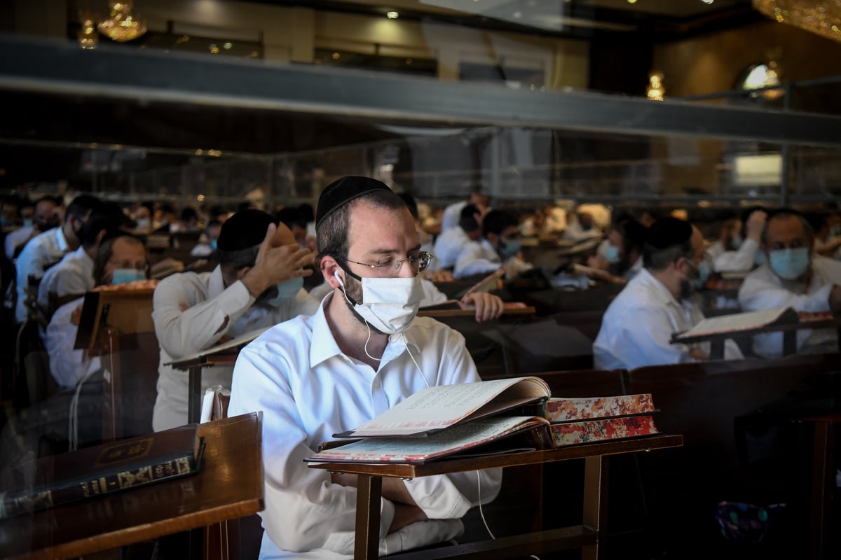 בצל הקורונה: ה'שטייגען' בכולל הגדול במודיעין עילית. צפו