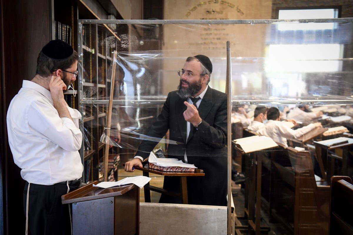 בצל הקורונה: ה'שטייגען' בכולל הגדול במודיעין עילית. צפו