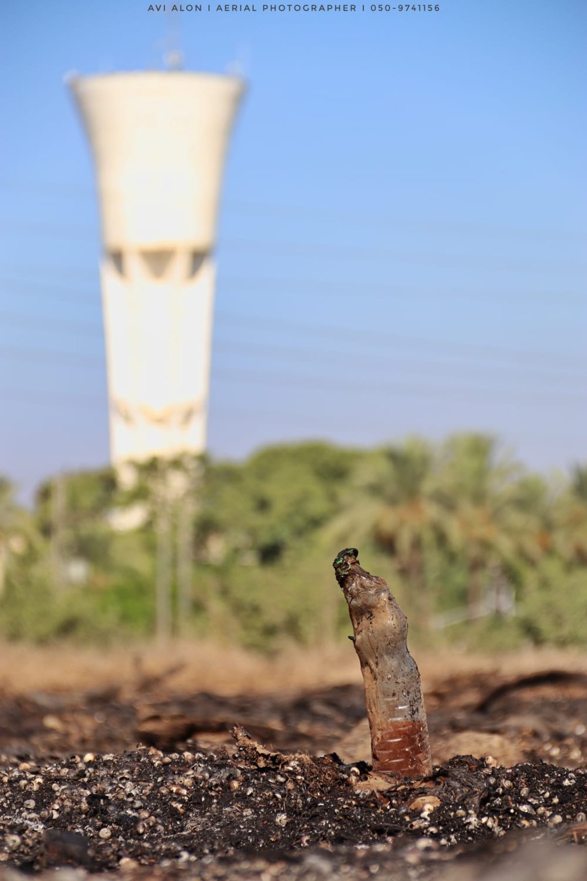 תיעוד מהאוויר: הנזק שנגרם מבלוני תבערה