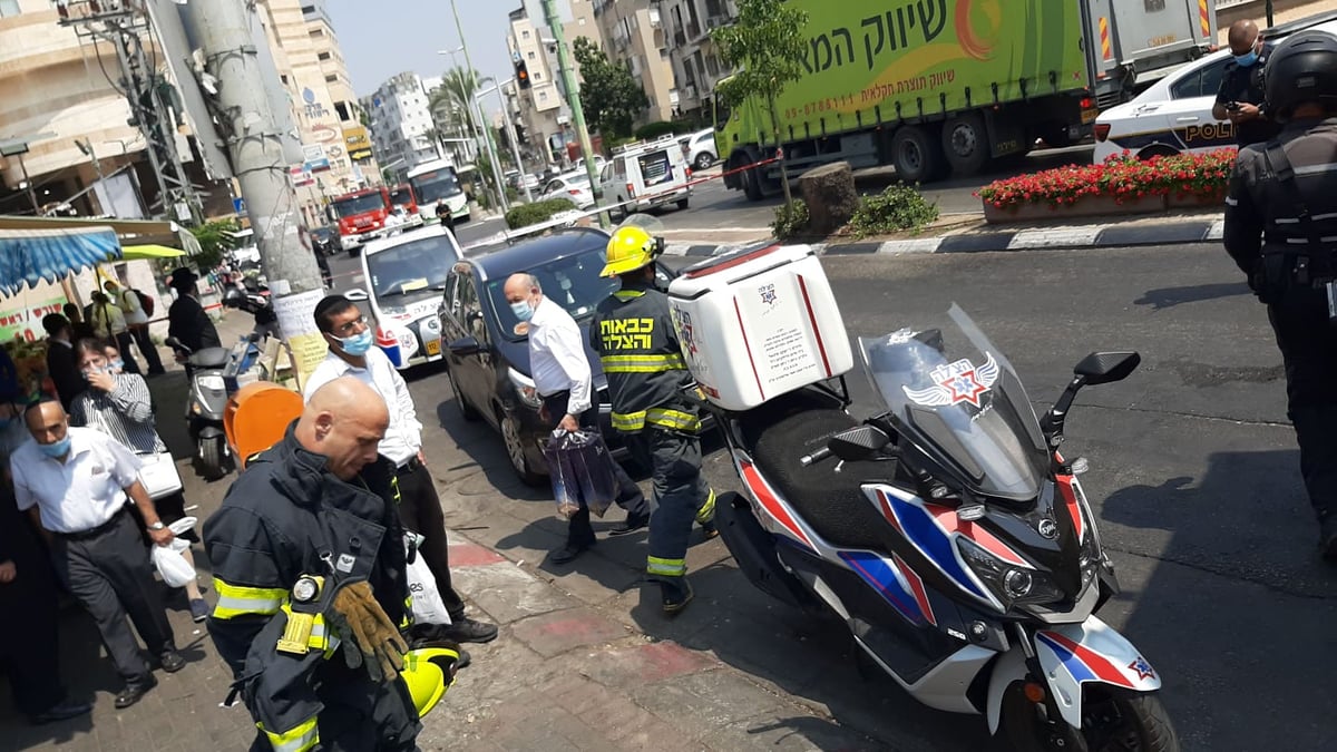 בני ברק: אישה נפגעה ממשאית ונהרגה, מול עיני בעלה