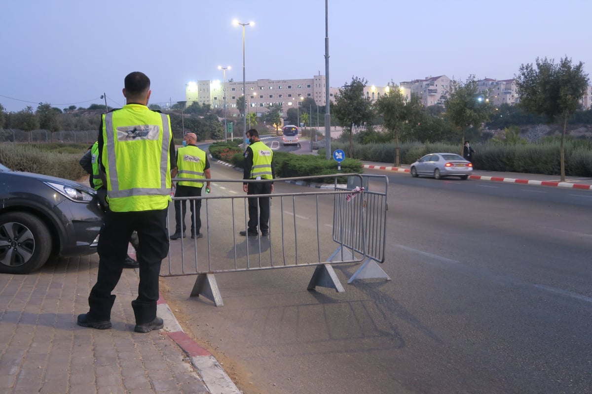 תיעוד: כך נראה העוצר הלילי בביתר עילית