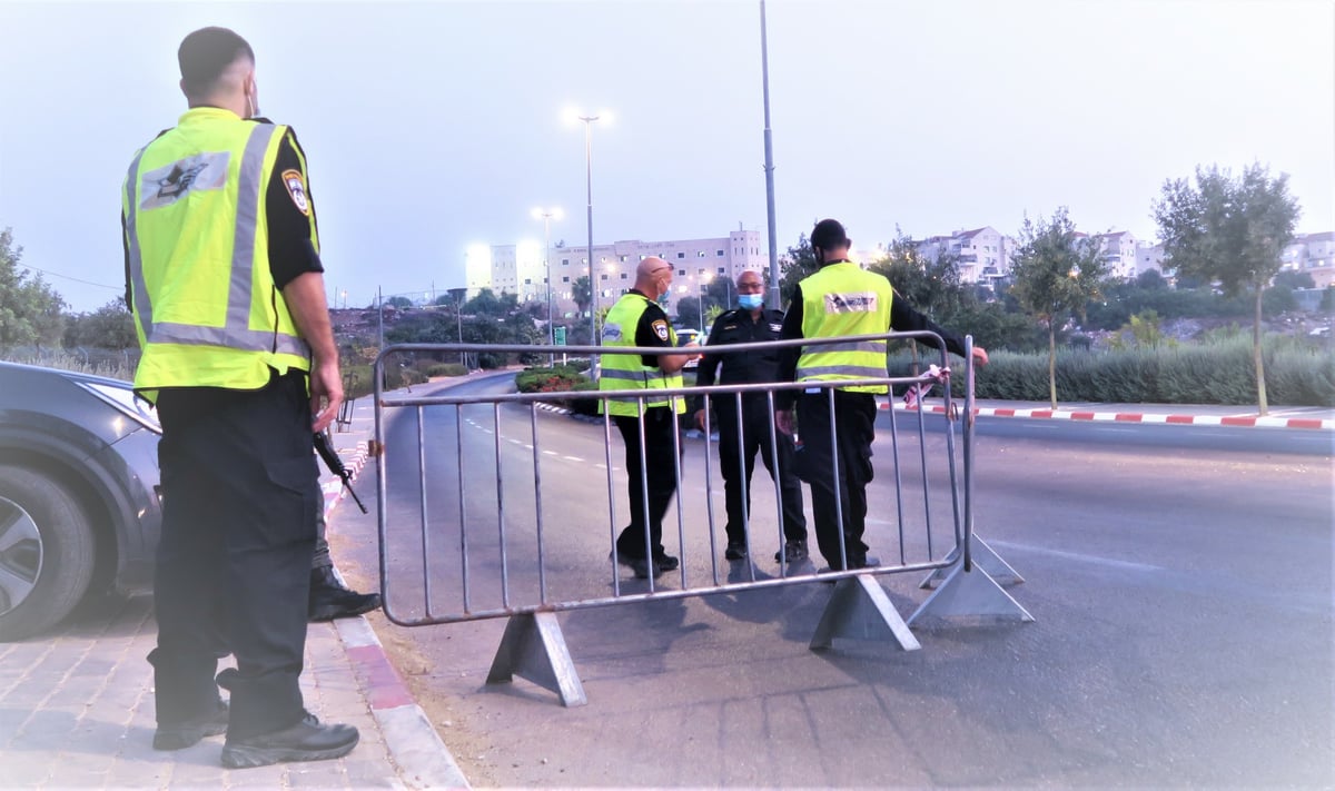 תיעוד: כך נראה העוצר הלילי בביתר עילית