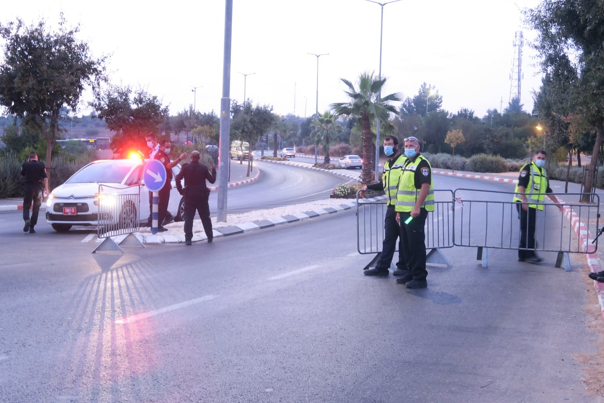 תיעוד: כך נראה העוצר הלילי בביתר עילית