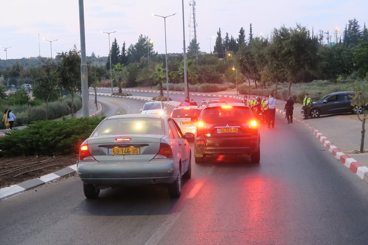 תיעוד: כך נראה העוצר הלילי בביתר עילית