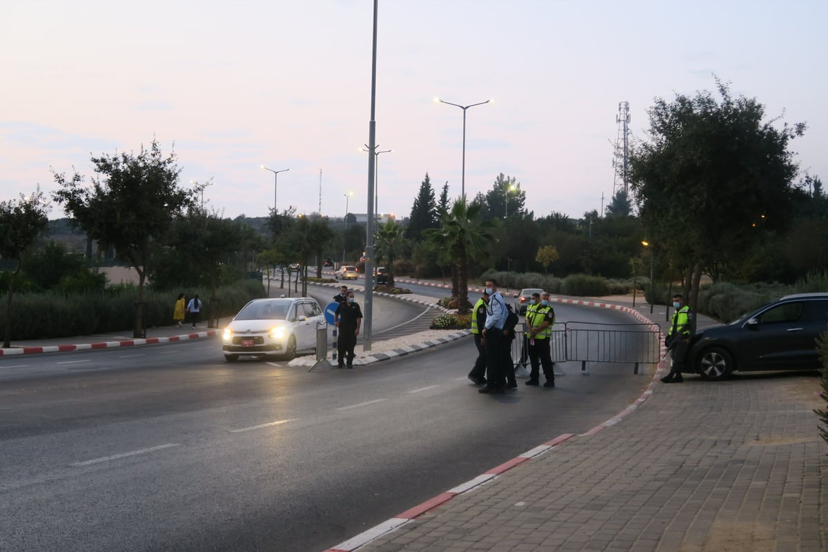 תיעוד: כך נראה העוצר הלילי בביתר עילית