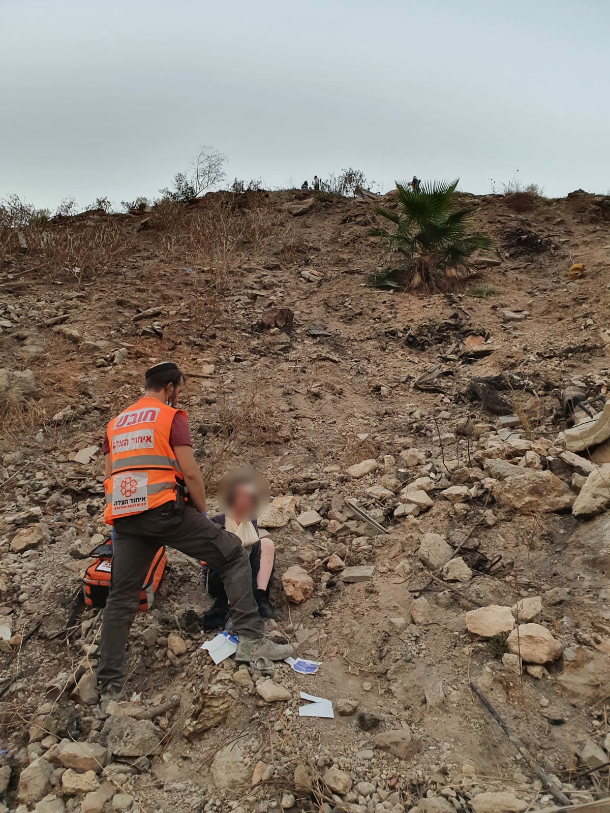 מודיעין עילית: ילד החליק לוואדי; מצבו בינוני