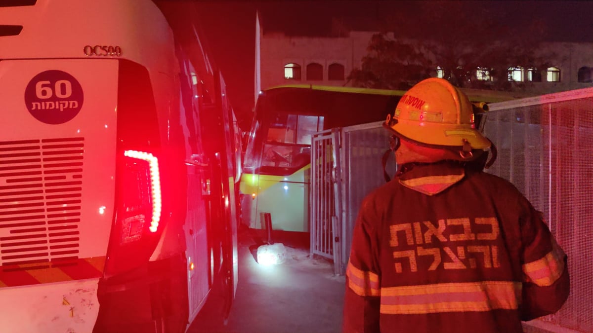 נס: האוטובוס נכנס לתחנה עמוסה באברכים