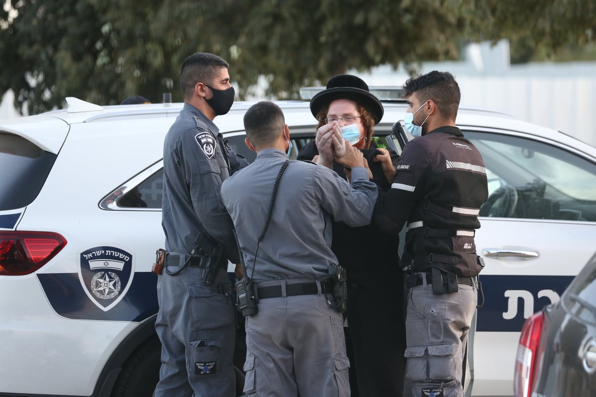 אכיפת הסגר: כך מתפללים פונו מציון הרשב"י