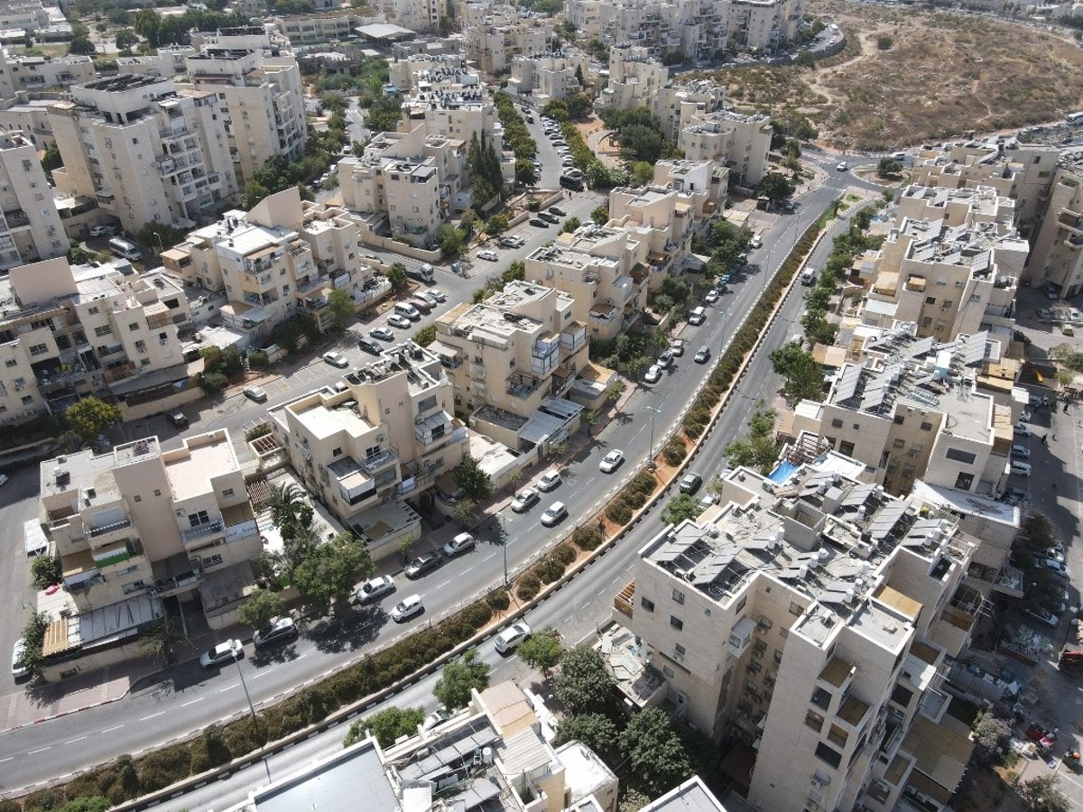 הסגר והסוכות בעיר אלעד • תיעוד מרהיב מהרחפן