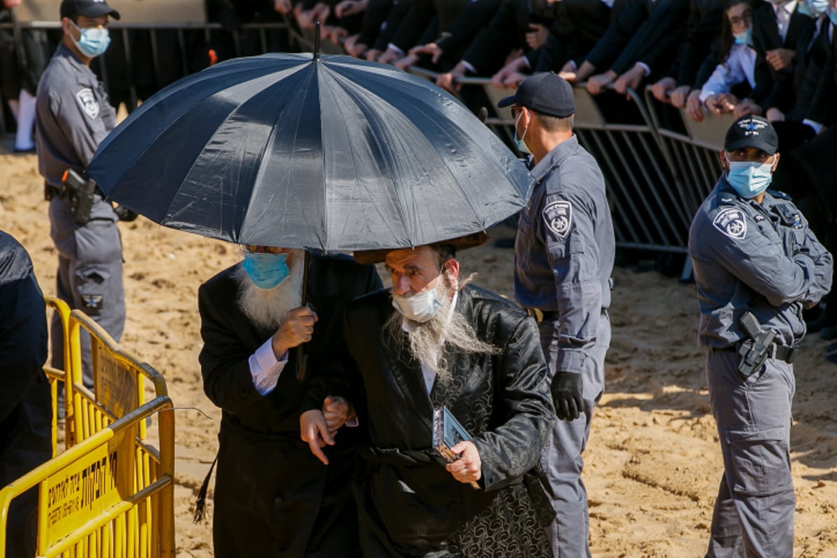 מסע הלוויית האדמו"ר מפיטסבורג זצוק"ל