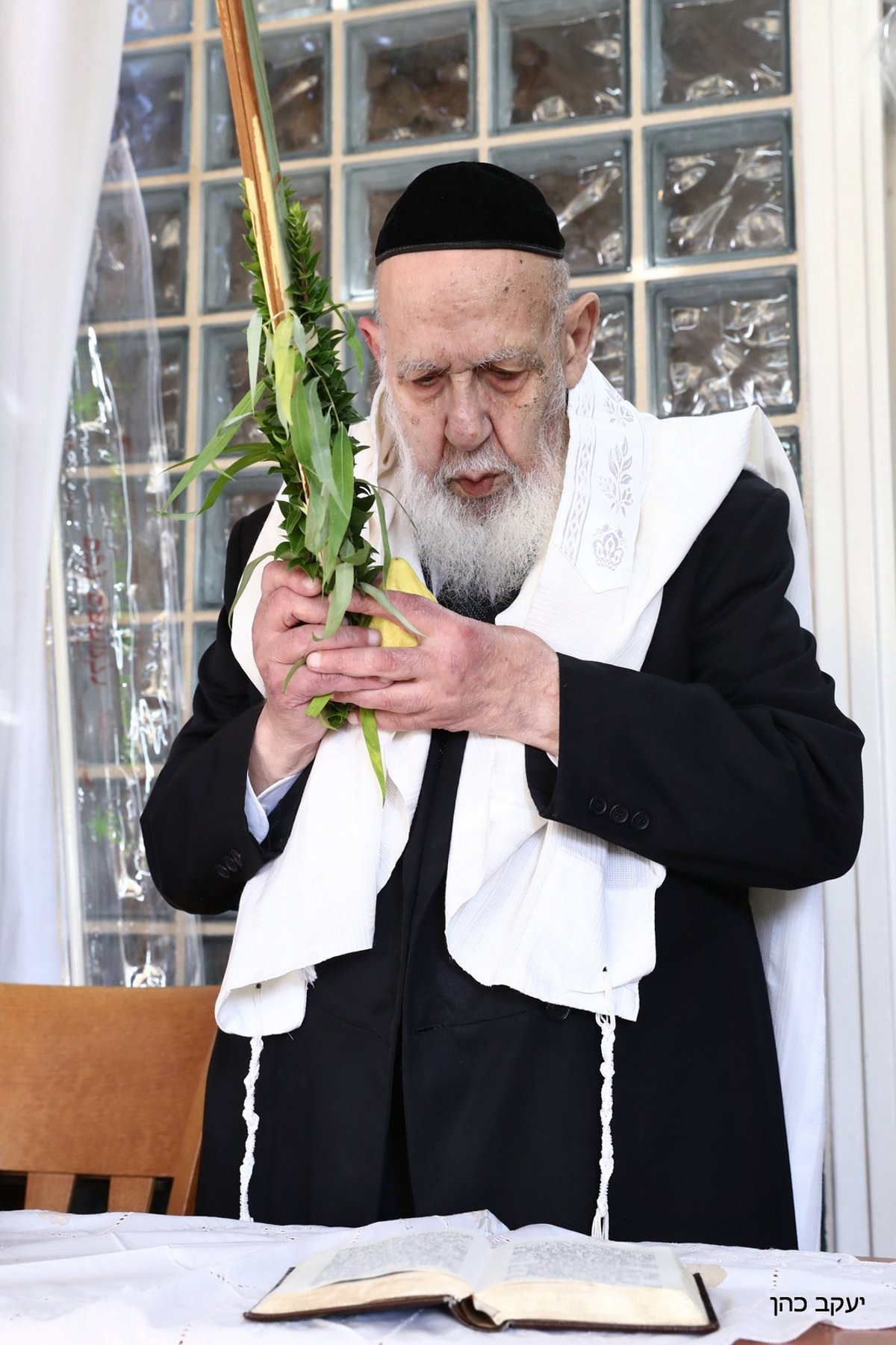 בסוכה, במניין מצומצם: נשיא המועצת בנטילת לולב